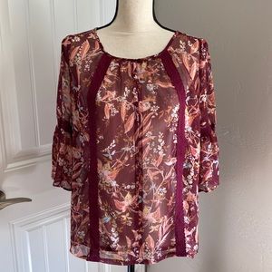 Lauren Conrad floral top